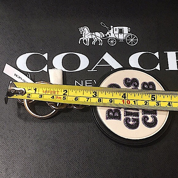 COACH BAD GIRLS CLUB BAG CHARM SIGNATURE CANVAS - Picture 12 of 12